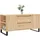 furnicato Couchtisch Braun Eiche 102 x 44,5 x 50 cm