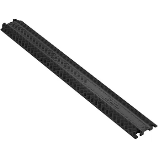 Vevor 1-Kanal Schlauchbrücke Kabelbrücke aus Tpr überfahrschutz Kabel Max.907kg pro Achse Tragfähigkeit Kabelkanal Brücke Ideal für Garage, Lager, Schule