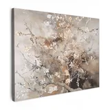 onlywow Leinwand Bilder Mandelblüte | Gr.: 80x60 cm