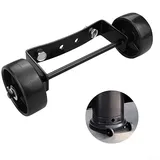 Lioaeust Universal-Heizungs-Ersatzrad, Rad-Set, abnehmbares Rad-Set, Outdoor-Terrassenheizer, Teil (A), Schwarz, Braun, Eisen, Kunststoff, Heizungsersatzteil, Heizungsrad