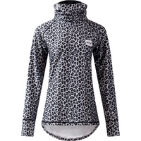 Eivy Damen Icecold Gaiter Top Yoga Shirt, Snow Leopard, XS EU