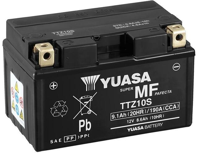 YUASA YUASA onderhoudsvrije YUASA batterij met acid pack - TTZ10S Onderhoudsvrije accu
