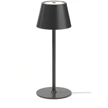 CASANOVA casa NOVA Akku LED-Tischlampe PROVENCE, H 31 cm - Dunkelgrau - Metall - dimmbar