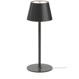 CASANOVA casa NOVA Akku LED-Tischlampe PROVENCE, H 31 cm - Dunkelgrau - Metall - dimmbar