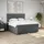 vidaXL Boxspringbett 180 x 200 cm Dunkelgrau