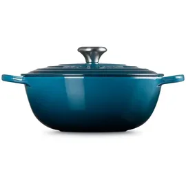Le Creuset Signature La Marmite Bräter 26 cm deep teal