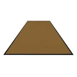 Schmutzfangmatte Colorstar, hellgold, waschbar, glatter Rücken 746085150150-C58 , Maße (B x T): 85 x 150 cm