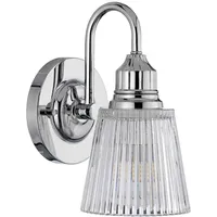 Elstead Lighting Wandlampe Wandleuchte Chrom Esszimmerleuchte 1 flammig silber,