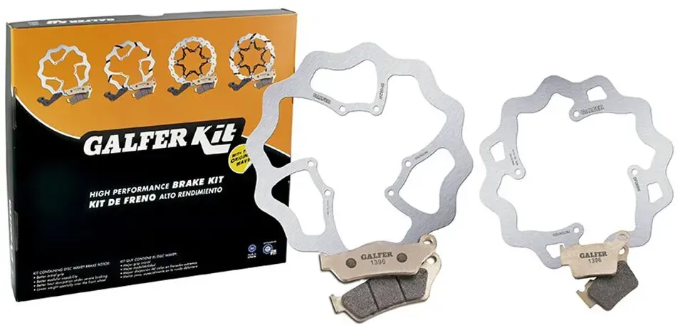 Galfer Tm Racing En 125 15-19 Kg828w Bremsbeläge - Silver - One Size
