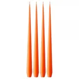 ester & erik Tafelkerze 32 cm 4 St. Melon/Orange/Dusty Blue/Rosewater/Raw Black