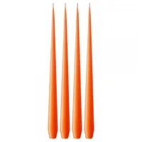 ester & erik Tafelkerze 32 cm 4 St. Melon/Orange/Dusty Blue/Rosewater/Raw Black