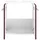 WELLTIME Waschbeckenunterschrank Venedig 50 x 53 cm Lila