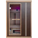 XL Luxus LED Infrarotsauna - Infrarotkabine 130x105 Dual-Therm Vollspektrum-2025