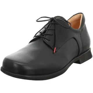 THINK! Herren PENSA chromfrei gegerbte nachhaltige Halbschuhe, SCHWARZ 0000