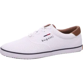 Bugatti 321-AFH01 Herren Schnürer weiß