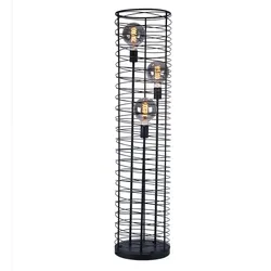 Stehleuchte, Käfig-Design, Drähte gewickelt, H 129 cm