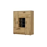 Woodford Highboard Oakland ¦ holzfarben ¦ Maße (cm): B: 104 H: 125 T: 37.0