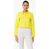 Comma, Jeansjacke mit Brusttaschen, GELB, 40