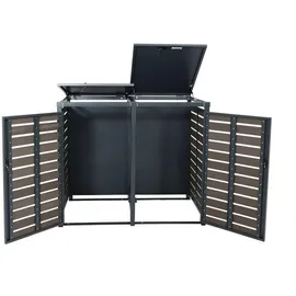 Proregal Mülltonnenbox Proregal 119 x 140 x 102 cm anthrazit