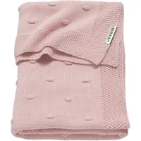 Meyco Strickdecke mit Knoten rosa