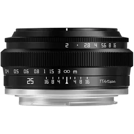 TTARTISAN 25 mm F2,0 manuelle Fokussierung Weitwinkel-Objektiv Four Thirds