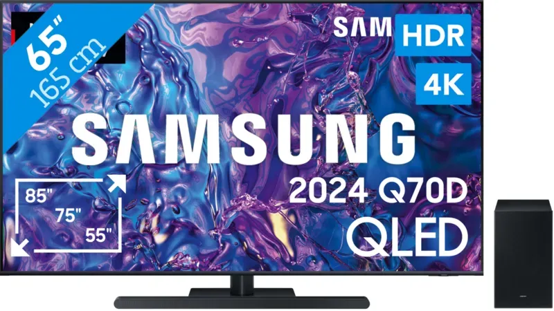 Preisvergleich Produktbild Samsung GQ65Q70D + Samsung HW-S710GD/ZG