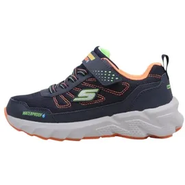 SKECHERS Elite Sport Tread Kinder Blau/Orange 27