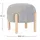 BIZZOTTO Sitzhocker Dayla Boucle-Stoff 45 x 38 x 45 cm Grau
