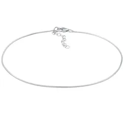 Elli Schlangenkette Strand Zeitlos Basic 925 Silber silberfarben Damen 