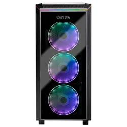 CAPTIVA Gaming-PC "Highend Gaming I81-085", schwarz, ohne Betriebssystem, 32 GB RAM 2000 GB SSD, Computer