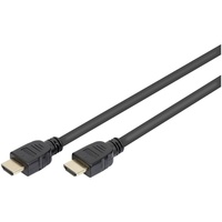 Digitus HDMI Anschlusskabel HDMI-A Stecker, HDMI-A Stecker 1.00m Schwarz