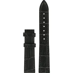 Tissot - Leder Tissot Vintage Lederband Grau 16/14mm, Ohne Schnalle T610037207 - alligator-prägung,grau,rind