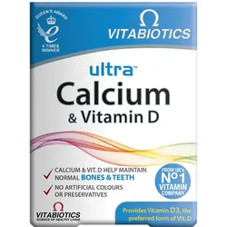 Vitabiotics Ultra Calcium & Vitamin D (30 Tabletten)