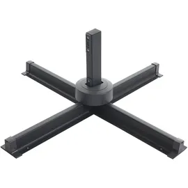Mendler Gastronomie-Ampelschirm HWC-A96 Ø 400 cm bordeaux Alu inkl. Ständer
