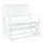 vidaXL Schaukelbank Weiß 118x70x104,5 cm Massivholz Pappel