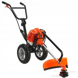 bricoline Motorsense mit Verbrennungsrädern, Rasenmäher, 5,2 PS, Benzinmischung: Öl