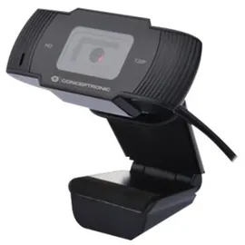 Conceptronic AMDIS 720p HD Webcam Schwarz