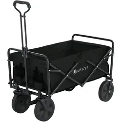 Faltbarer Bollerwagen - Schwarz