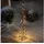 esotec Lichterkette Metall H=50cm 200 LEDs warmweiß solarbetrieben schwarz