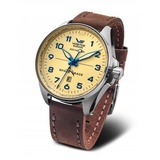 Vostok Europe Herren Analog Automatik Uhr mit Leder Armband YN55-325A663