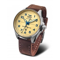 Vostok Europe Herren Analog Automatik Uhr mit Leder Armband YN55-325A663