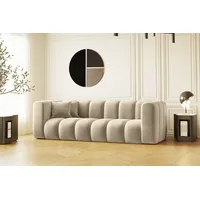 Kaiser Möbel Sofa Couch, Dreisitzer Grand Modular Stoff Salvador und Haga, Bequem, modular, viele Farben beige