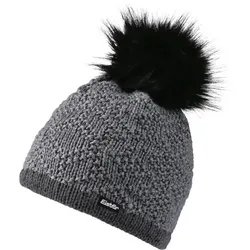EISBÄR Damen Mütze Hain Lux Crystal MÜ, ANTHRAZIT-ANTHRAZIT-HELLG/SCHW, ONE SIZE