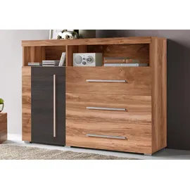 OTTO home Roger 120 x 92 x 38,5 cm Braun / Schwarzwood