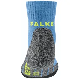 Falke TK2 Short Kinder Trekking 2 Socken, blau