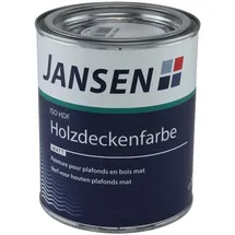 Jansen ISO-HDF Holzdeckenfarbe Weiß matt 0,75 l