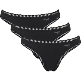 SLOGGI GO Crush String 3 St. Schwarz XS