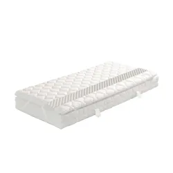Matratzenauflage   , weiß , Maße (cm): B: 200 H: 7