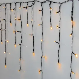 Star Trading LED-Lichterkette Icicle 5 m Schwarz