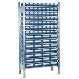 NORDWEST Handel AG Lager Anbauregal Stahl H2000xB1000xT400mm 14 Stahlböden